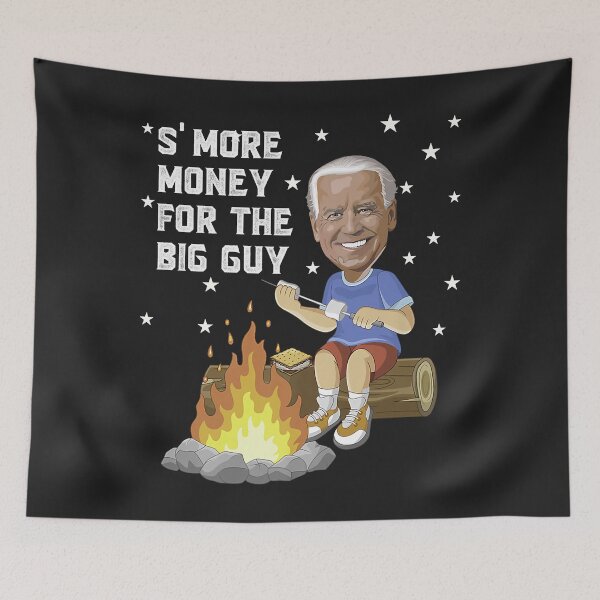 Item preview, Funny Joe Biden S'more Money Camping With The Big Guy Fire Premium designed and sold by virnmjan.