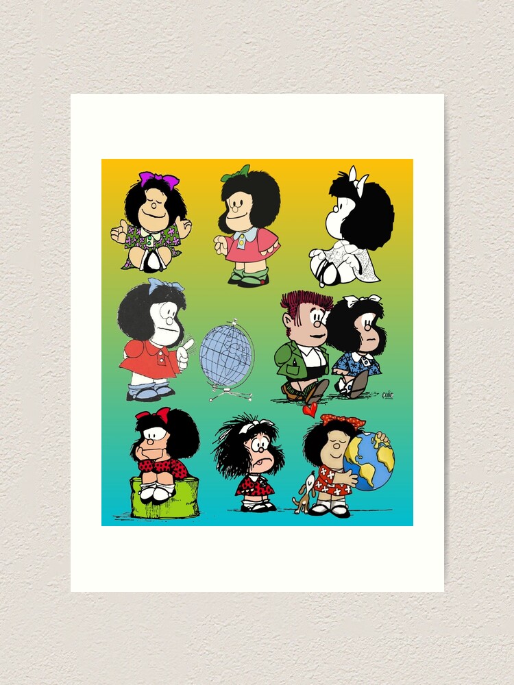 "Mafalda Pattern, Mafalda Quino Comics, Mafalda Personajes, Humoriste ...