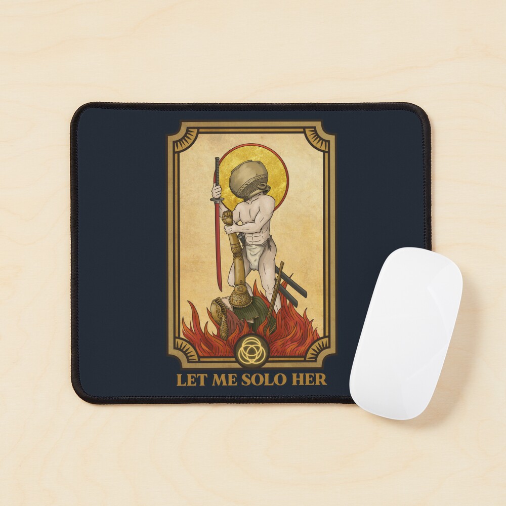 LET ME SOLO HER Jar Head Warrior Tarot Card Sticker for Sale by Lakisha's  Design