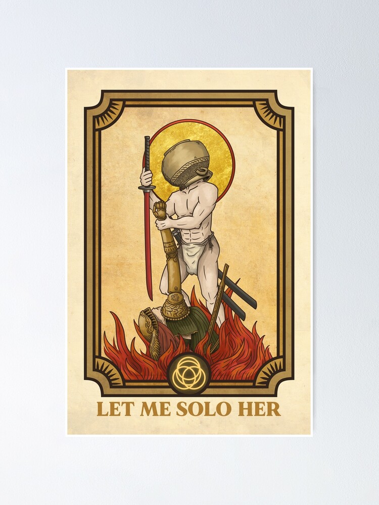 LET ME SOLO HER Jar Head Warrior Tarot Card Poster for Sale by Lakisha's  Design