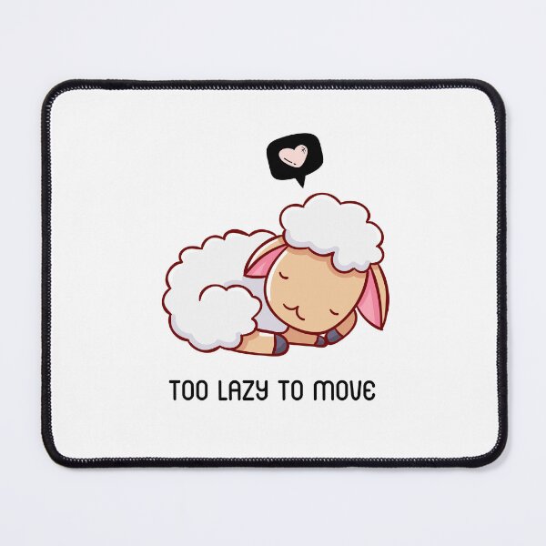Item preview, Too Lazy To Move - Cute Lazy Sheep Sleeping designed and sold by bsrishika.
