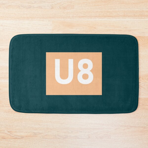 Item preview, Berliner U-Bahn Liniensymbole U8   designed and sold by WallArtyz.