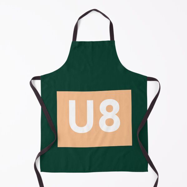 Item preview, Berliner U-Bahn Liniensymbole U8   designed and sold by WallArtyz.