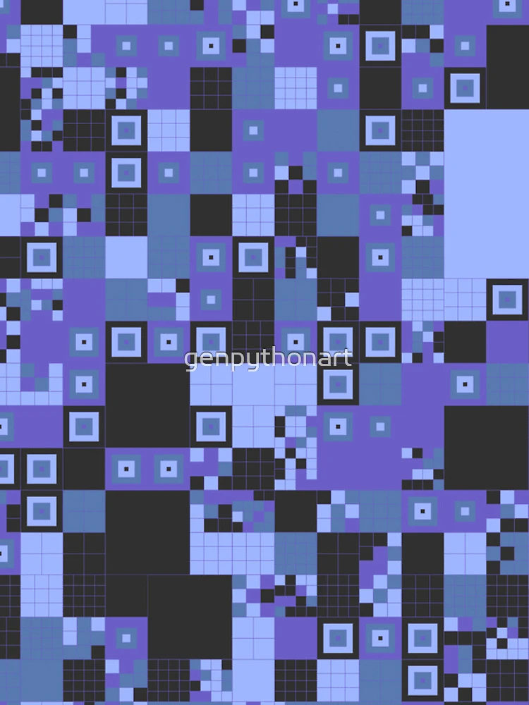 Thumbnail 4 of 4, iPhone Case, Squares 10 designed and sold by genpythonart.