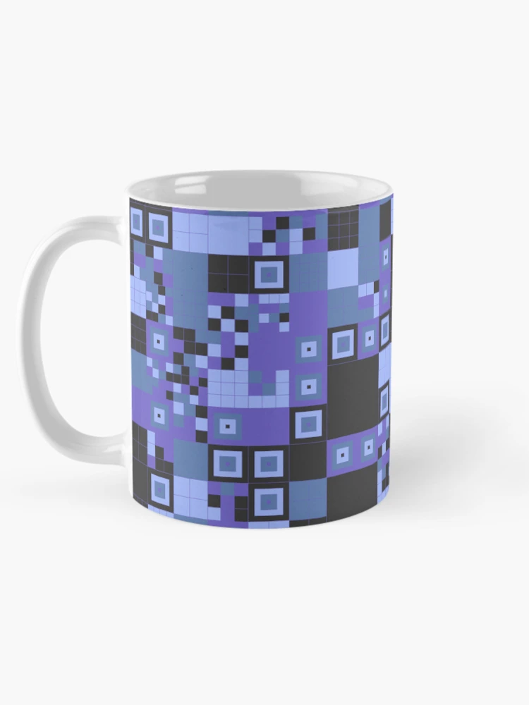 Thumbnail 5 of 6, Coffee Mug, Squares 10 designed and sold by genpythonart.