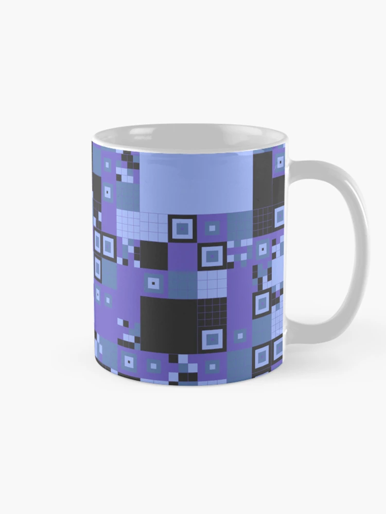 Thumbnail 3 of 6, Coffee Mug, Squares 10 designed and sold by genpythonart.