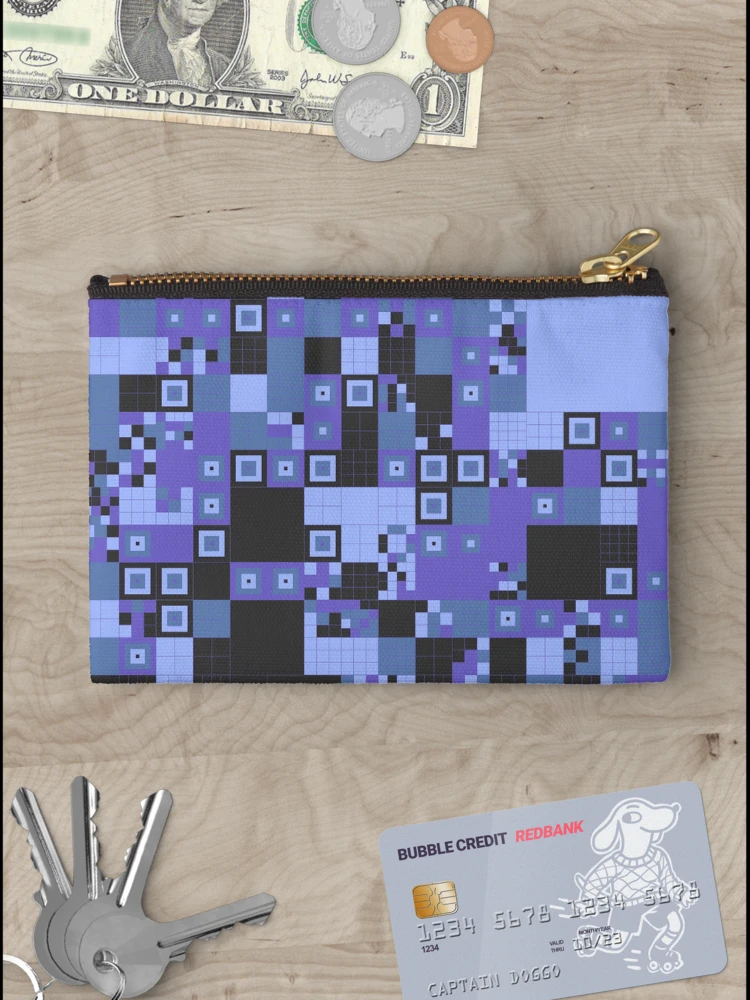 Thumbnail 3 of 4, Zipper Pouch, Squares 10 designed and sold by genpythonart.