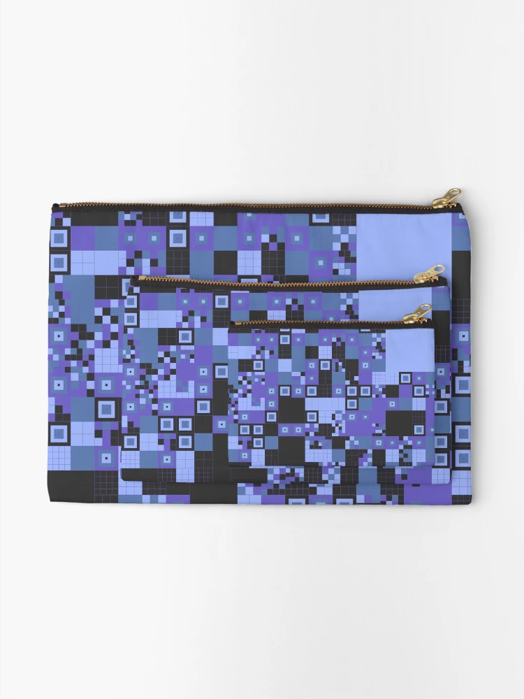 Thumbnail 2 of 4, Zipper Pouch, Squares 10 designed and sold by genpythonart.