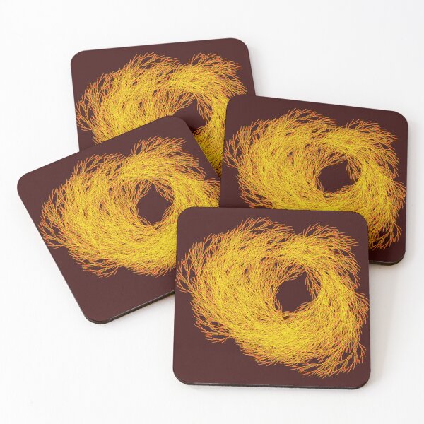 Item preview, Willow Mandala Red Yellow Pattern Swirl designed and sold by stuartsemporium.