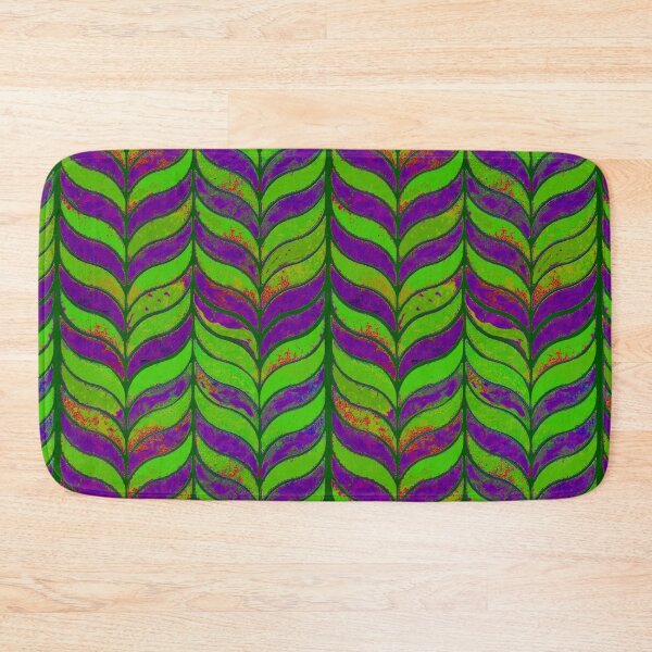 Item preview, Green and Purple - leaf wing pattern designed and sold by Kestrelle.
