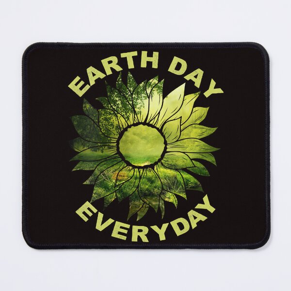 Item preview, Womens Earth Day Everyday, April 22, Sunflower Green Nature Scene designed and sold by ElnaTillman.