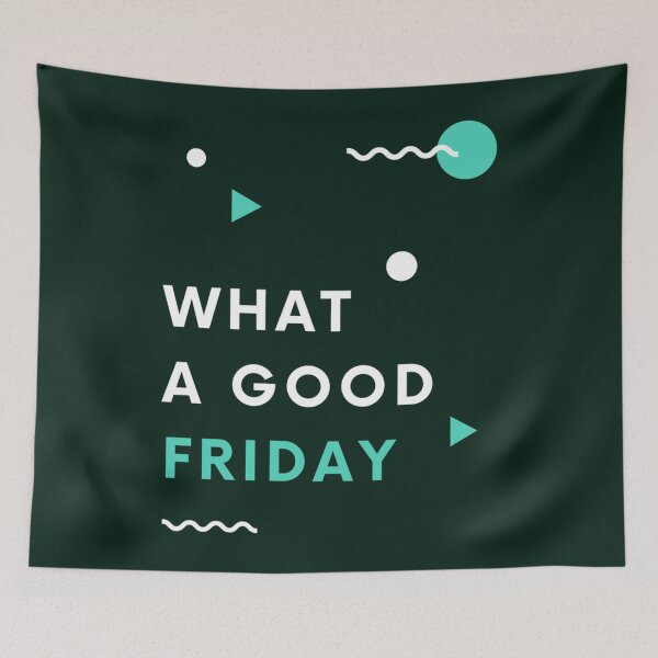 Item preview, What A Good Friday Shapes 2022 Trending Palm Sunday   designed and sold by ThePinkRooms.