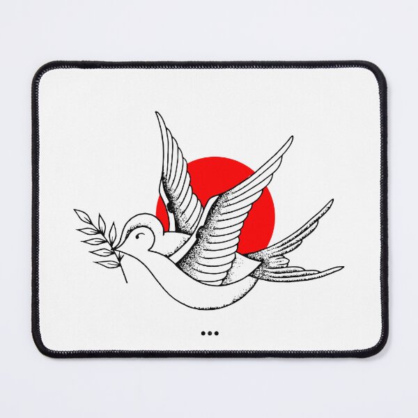 Item preview, Old School Tattoo Swallow designed and sold by SoulArtLove.