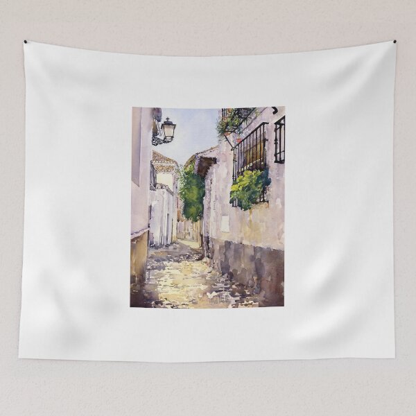 Item preview, A Lane in Old Granada designed and sold by Margaret Merry.