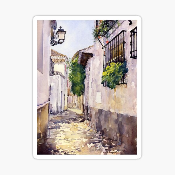 Item preview, A Lane in Old Granada designed and sold by Margaret Merry.