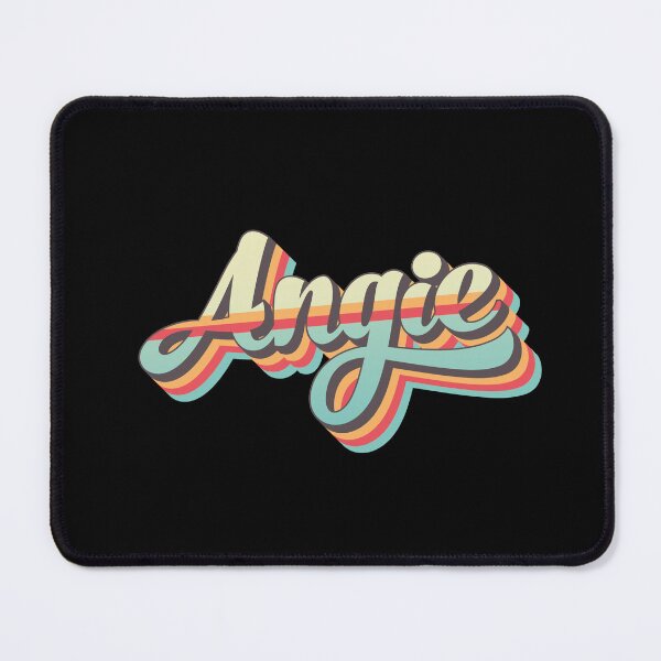 Item preview, Angie name - cool 70s retro font surf style design designed and sold by NameTheory.