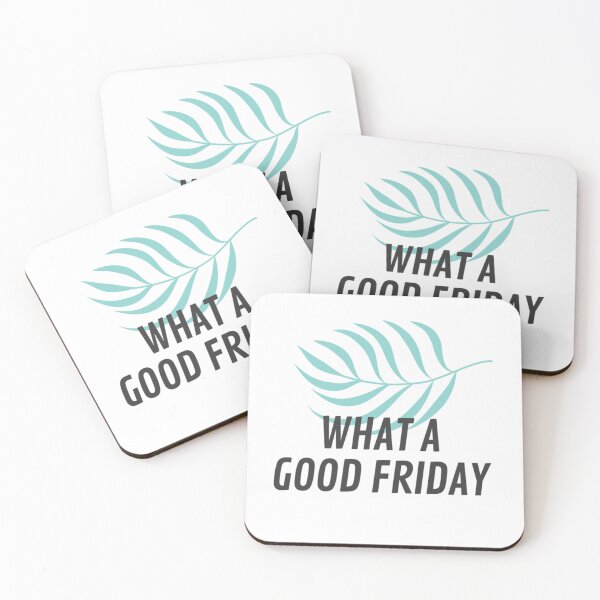 Item preview, What A Good Friday, with green palm frond design   designed and sold by ThePinkRooms.
