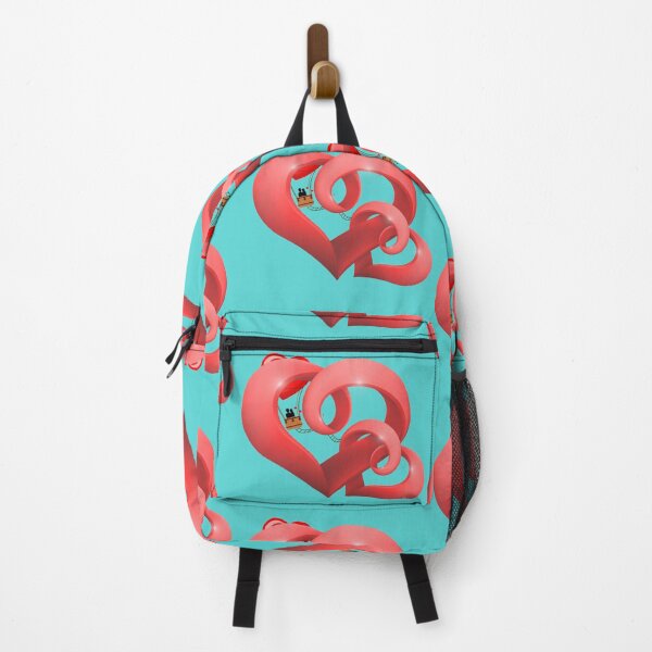 Item preview, Two connected red hearts designed and sold by AlphaRid.