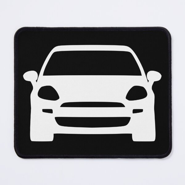 Item preview, Fiat Punto third generation white silhouette designed and sold by EdimDesign.