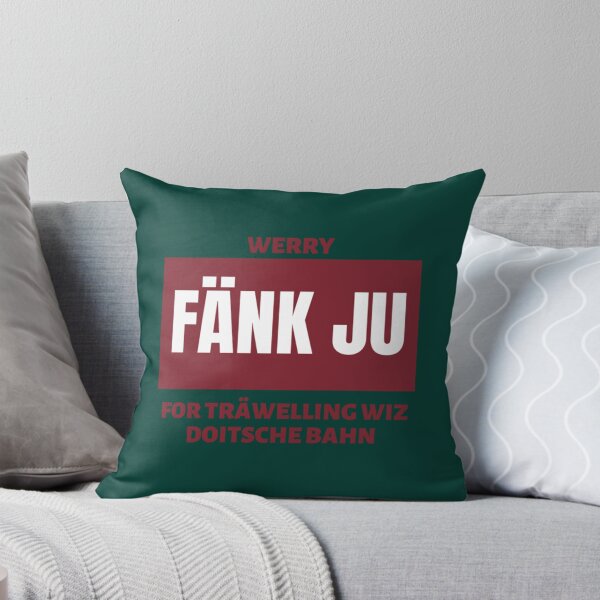 Item preview, Fänk Ju For Träwelling Wiz Doitsche Bahn   designed and sold by WallArtyz.