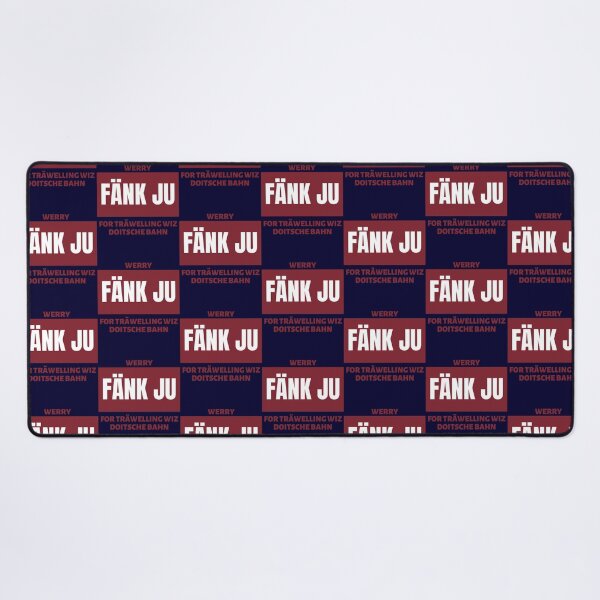 Item preview, Fänk Ju For Träwelling Wiz Doitsche Bahn   designed and sold by WallArtyz.