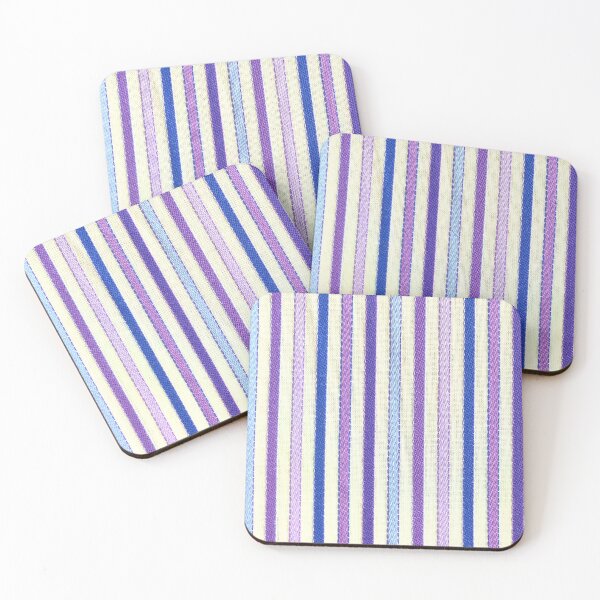 Item preview, Purple Blue Lilac Stripe Pattern Texture Design designed and sold by TacoRose.