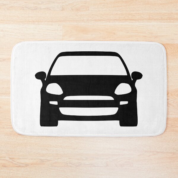 Item preview, Fiat Punto third generation black silhouette designed and sold by EdimDesign.
