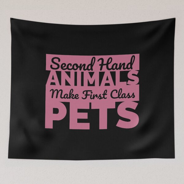 Item preview, Second Hand Animals Make First Class Pets designed and sold by Styler Design.