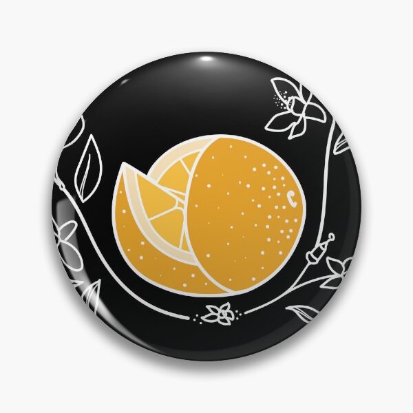 Item preview, Spanish Fruits: Orange (Black/White) designed and sold by ChaoticRobotic.