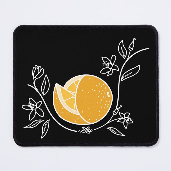Item preview, Spanish Fruits: Orange (Black/White) designed and sold by ChaoticRobotic.