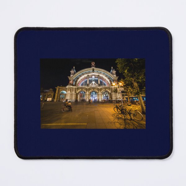 Item preview, Frankfurt Hauptbahnhof bei Nacht designed and sold by WallArtyz.