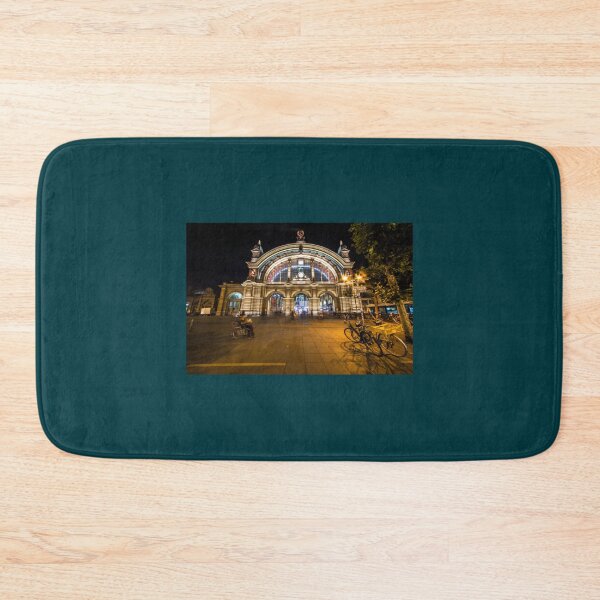 Item preview, Frankfurt Hauptbahnhof bei Nacht   designed and sold by WallArtyz.