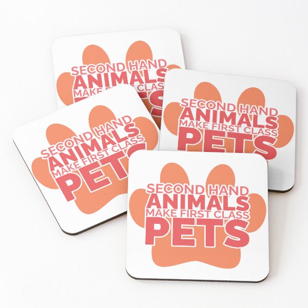 Item preview, Second Hand Animals Make First Class Pets designed and sold by Styler Design.