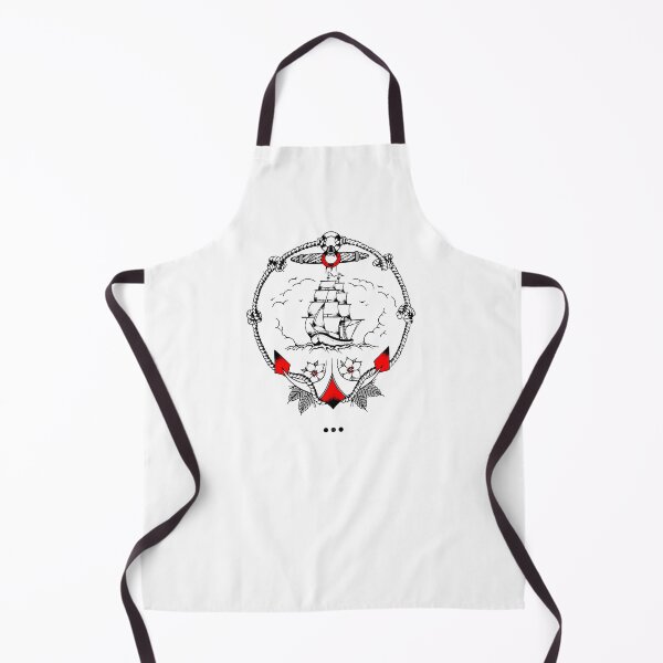 Item preview, Old School Tattoo Ship designed and sold by SoulArtLove.