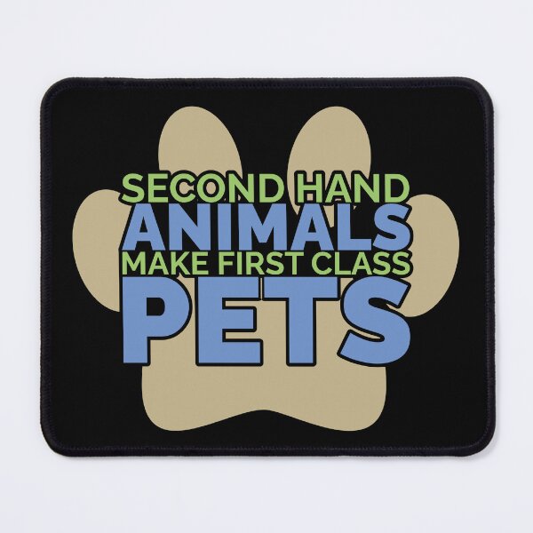 Item preview, Second Hand Animals Make First Class Pets designed and sold by Styler Design.