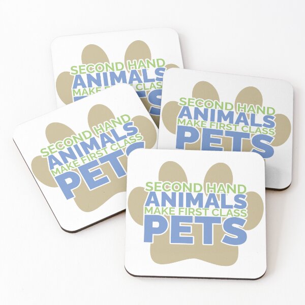 Item preview, Second Hand Animals Make First Class Pets designed and sold by Styler Design.