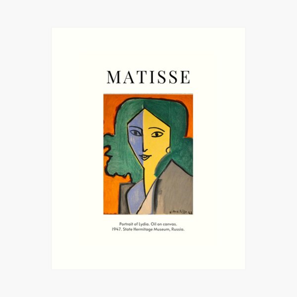 Item preview, Portrait of Lydia, Henri Matisse | Wall Art Print designed and sold by liv atelier.