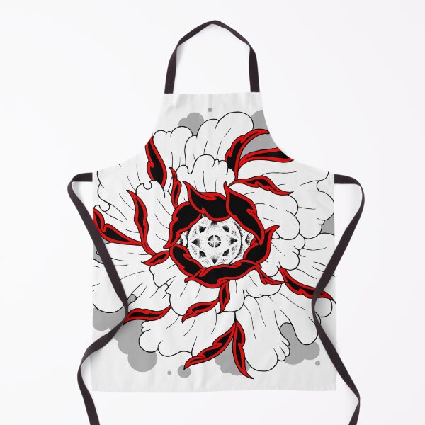 Item preview, Old School Tattoo Wild Peony designed and sold by SoulArtLove.