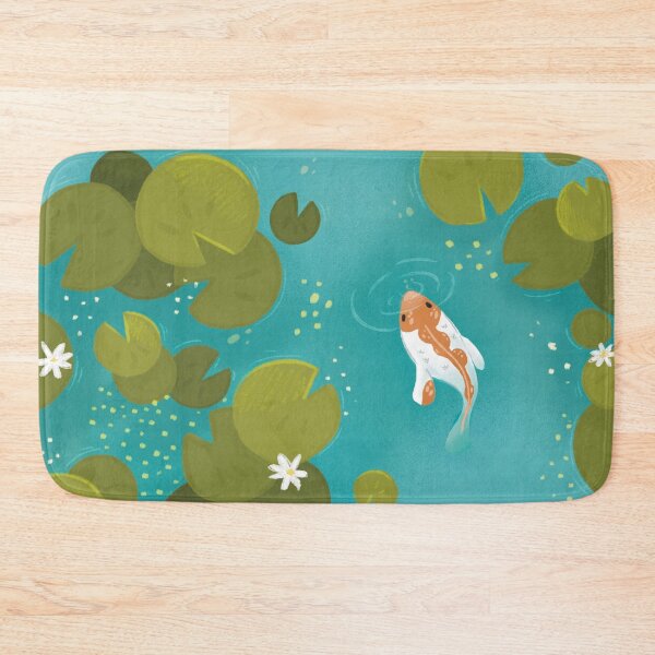 Artikelvorschau, Koi-Teich-Illustration entworfen und verkauft von SleepyLilSloth.