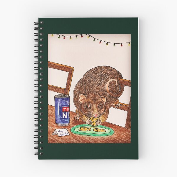 Item preview, Possum stealing Santa&x27;s snacks Photographic Print designed and sold by ShmooBamboo.