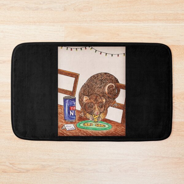 Item preview, Possum stealing Santa&x27;s snacks Photographic Print designed and sold by ShmooBamboo.
