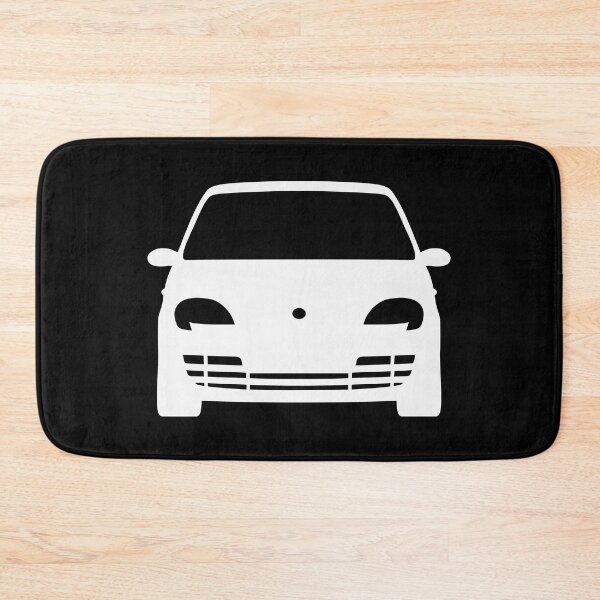 Item preview, Fiat Seicento 1997-2010 white silhouette designed and sold by EdimDesign.