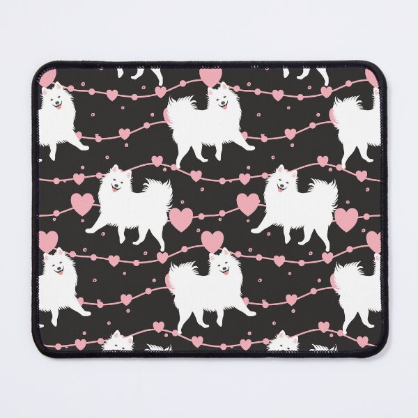 Item preview, LOVE American Eskimo Dog - Black designed and sold by Lulupainting.