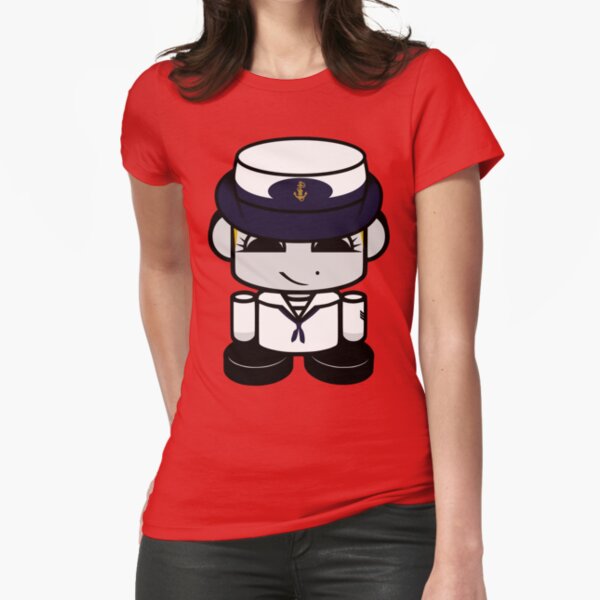 HERO'BOT Sailor Bailey Bot Fitted T-Shirt