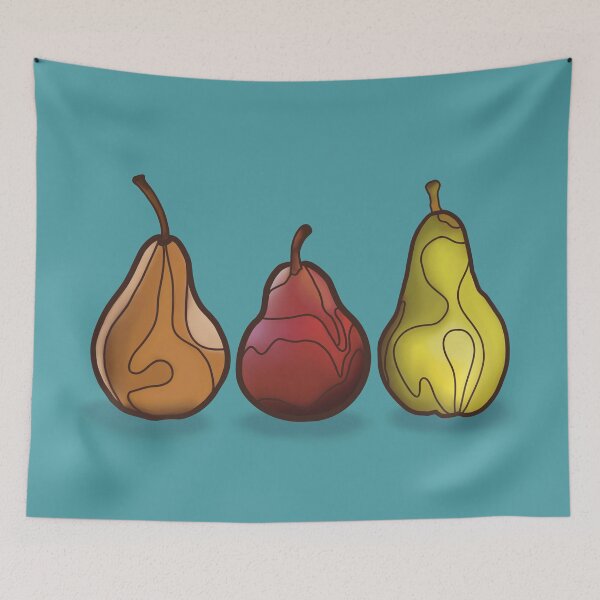 Item preview, Topographical pears designed and sold by Ros Sidwell.