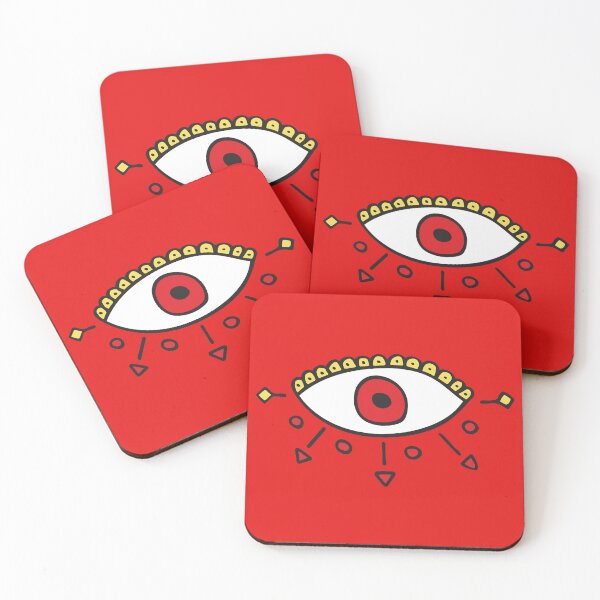 Aperçu de l'œuvre Red Evil Eye Royal "Courage" créée et vendue par Mystikaa.