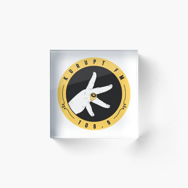 kurupt fm Acrylic Block