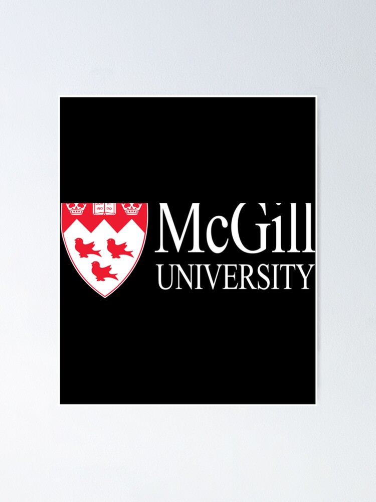 "McGill" Poster for Sale by aerdesleadrs Redbubble