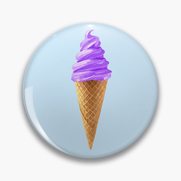 Item preview, Lavender Purple Soft Serve Ice Cream Cone designed and sold by Deborah Camp.