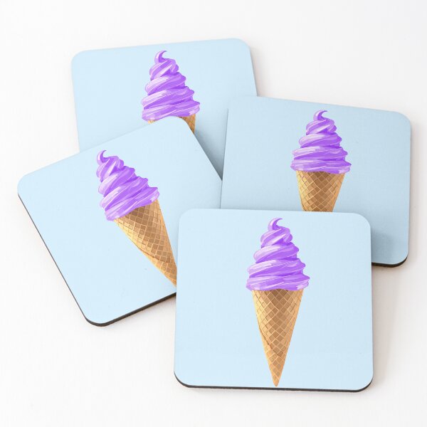 Item preview, Lavender Purple Soft Serve Ice Cream Cone designed and sold by Deborah Camp.